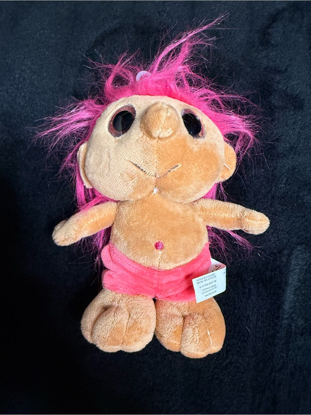 ZAG Plush Troll Pink Hair Stuffed Animal Plush Toy Soft Doll Tagged